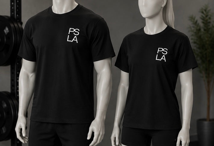 PSLA Built Through Survival Tee – Black