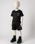 PSLA Kids Performance T-Shirt & Shorts Set – Black