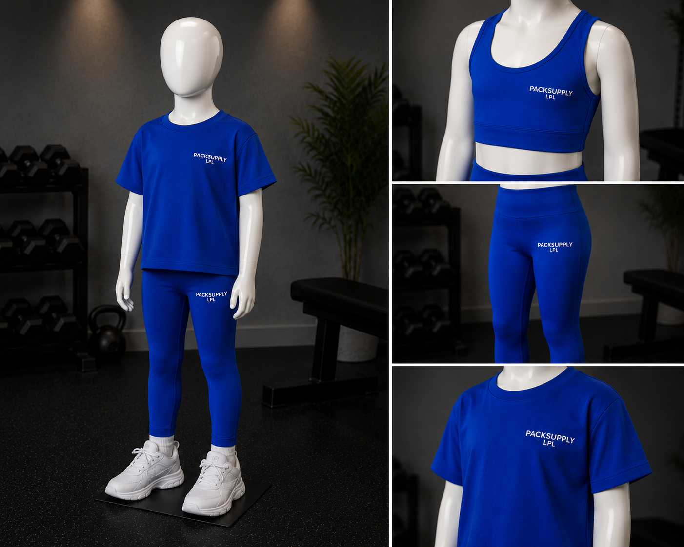 PSLA Kids 3 Piece Active Set – Electric Blue